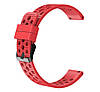 Спортивний ремінець з перфорацією для годинника Samsung Galaxy Watch 42 mm (SM-R810) - Red, фото 2