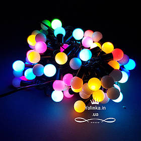 Гірлянда електрична новорічна мульти куля 80D RGB LED