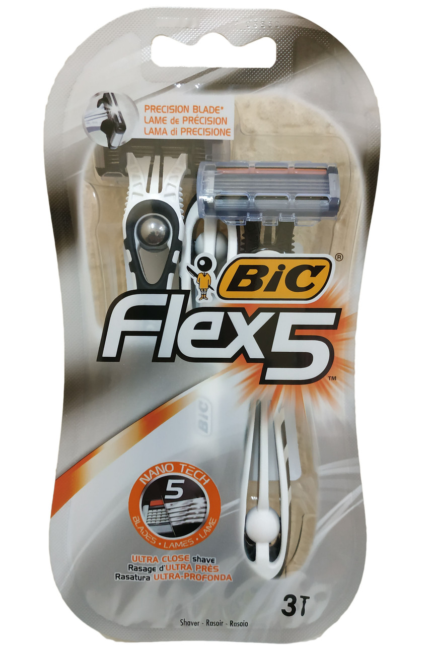 Станок Bic FLEX 5 (3) блістер
