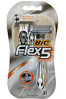 Станок Bic FLEX 5 (3) блистер