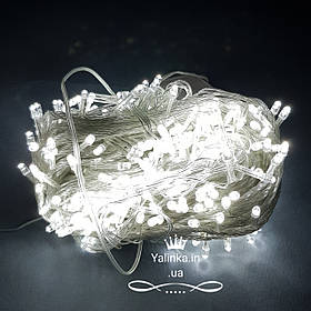 Гірлянда електрична LED 300 новорічна біла LED