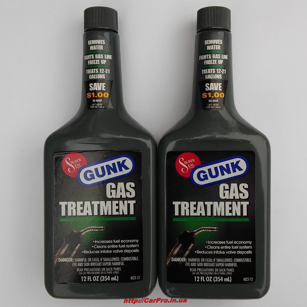 Комплексный очиститель бензиновой топливной системы GUNK Gas Treatment - фото 2 - id-p255347503