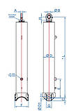 Телескопічний циліндр ОК.5.6225.180.КК Hydrotip, фото 2
