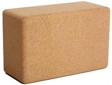 Блок для йоги корковий LiveUp YOGA BRICK, LS3234