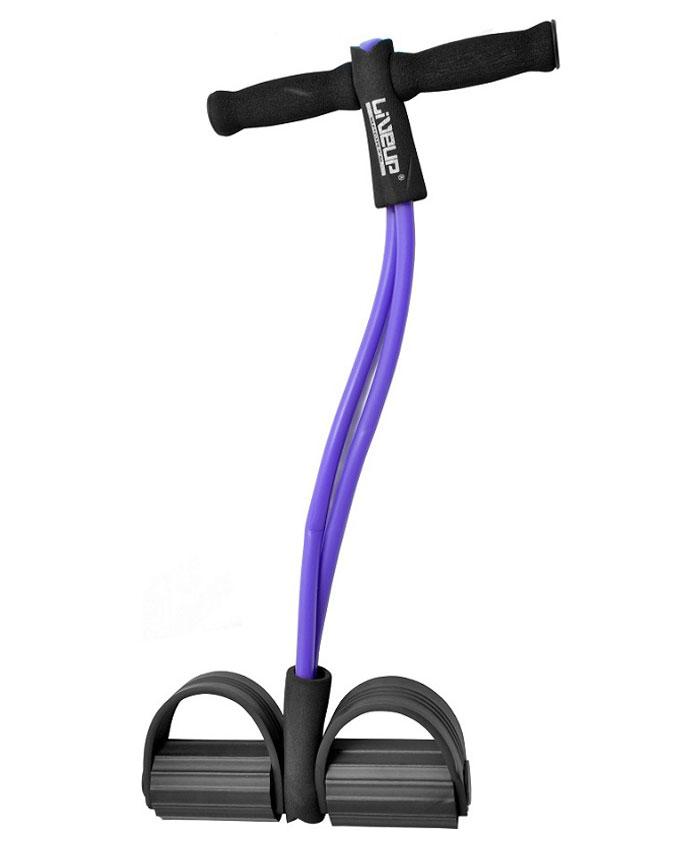Еспандер трубчастий з упорами для ніг LiveUp SOFT PULL, LS3205