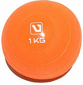 Медбол LiveUp SOFT WEIGHT BALL 1 кг (медичний м'яч) м'який набивний (LS3003-1)
