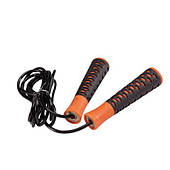 Скакалка швидкісна 2,75 м LiveUp PVC SPEED JUMP ROPE з ПВХ-шнуром для фітнесу і тренувань