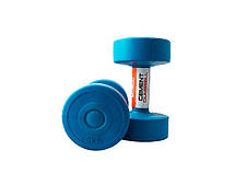 Гантелі з пластиковим покриттям LiveUp CEMENT DUMBELL 3 кг