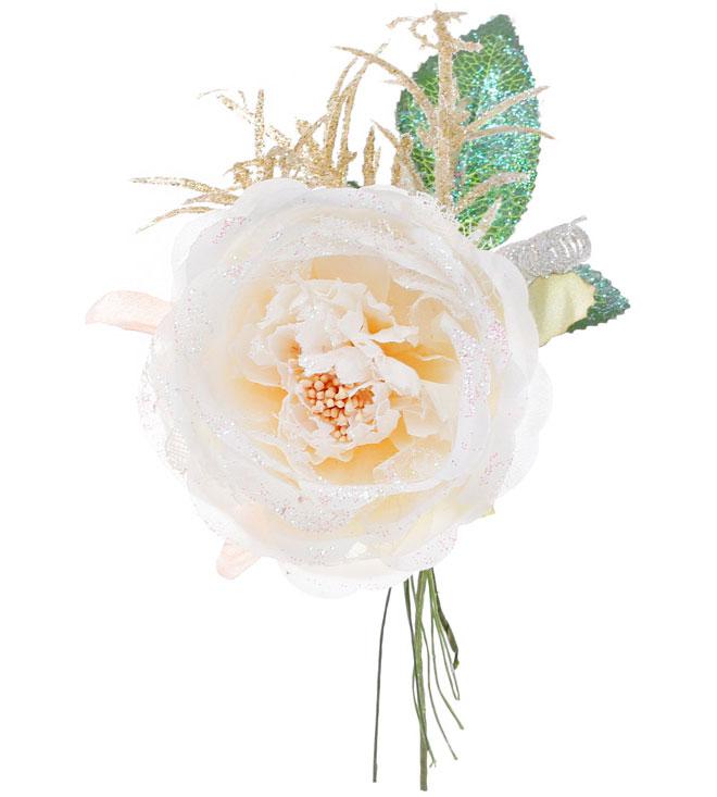 Декоративный искусственый цветок Роза 15см, красивый декор, набор 36 шт