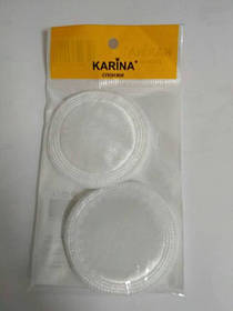 Набір спонжів для обличчя Karina No13, велюрові (2 шт.)