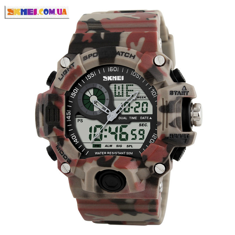 Наручний годинник Skmei 1029 (Army Red)