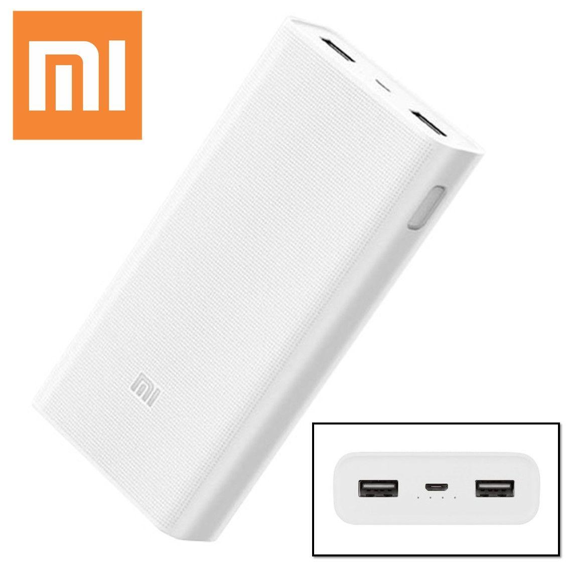 Внешний аккумулятор Xiaomi Mi Power Bank 2C 20000 mAh QC3.0 PLM06ZM Оригинал - фото 1 - id-p822436337