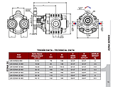 Шестерний (шестеренний) гідравлічний насос Hydro-pack серії UNI-EDNA 40-BD, фото 3