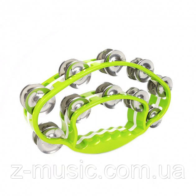 Тамбурин у формі метелика ATB007 Green