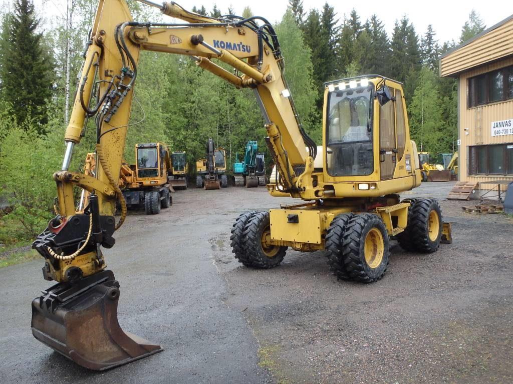 КОЛІСНИЙ ЕКСКАВАТОР KOMATSU PW110R-1, фото 1