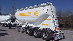 Цементовоз алюмінієвий 34 куб. м Оztreyler