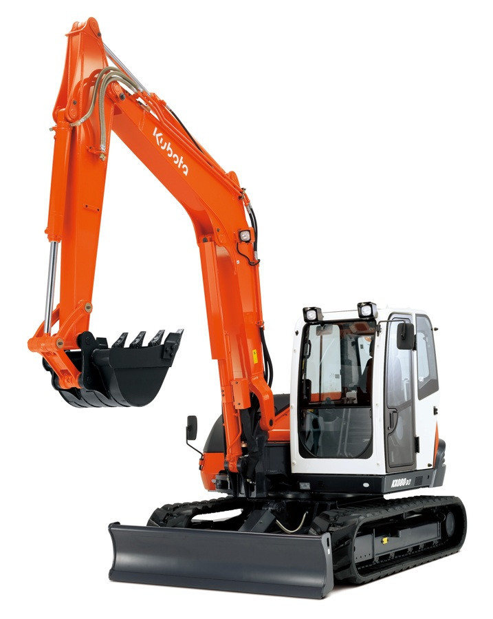 Міні-екскаватори kubota KX080, фото 1