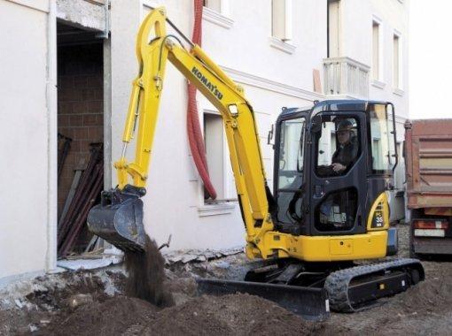 МІНІ-ЕКСКАВАТОР KOMATSU PC55MR-3, фото 1
