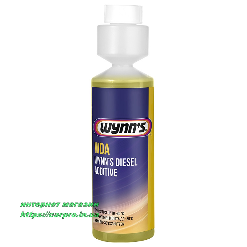 Wynns Diesel Additive WDA Комплексна присадка підвищує якість дизельного палива арт. W28510