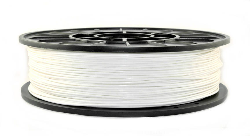Нитка PLA (ПЛА) пластик для 3D-друку, Білий (1.75 мм/0.75 кг), фото 2
