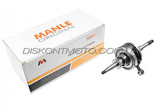 Колінвал на 4T китайський скутер 139QMB GY6 80cc (шестерня оливонасоса 22T) MANLE