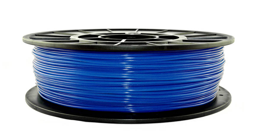 Нитка PLA (ПЛА) пластик для 3D-друку, Синій (1.75 мм/0.75 кг), фото 1