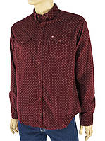 Турецька чоловіча сорочка Cordial CO 2059 K27-1005 в бордовому кольорі