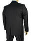 Чорний чоловічий класичний костюм Daniel Perry PRS320C black B великого розміру, фото 4
