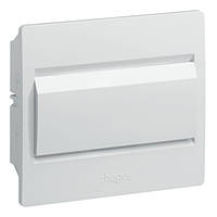 Щит вбудований Hager Cosmos на 8 модулів з білими дверцятами (VR108PD)