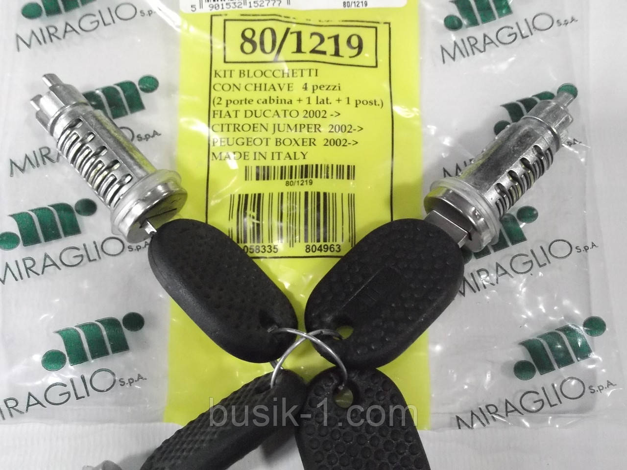 Серцевина с ключами Ducato,Boxer,Jamper 02-