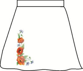 СПД-3. Заготівля для вишивки бісером Дитяча спідничка.