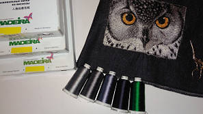 Нитки для шиття та машинної вишивки.