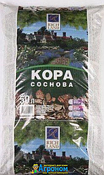 Кора соснова декоративна (середня фракція), 50 л