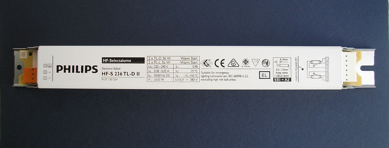 Баласт електронний PHILIPS HF-Select 236TL-D 220-240V (Польща)