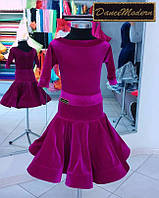 Платье для бальных танцев - бейсик D.P.Rain - vel из тканей фирм «Chrisanne» и «DSI» (Великобритания)