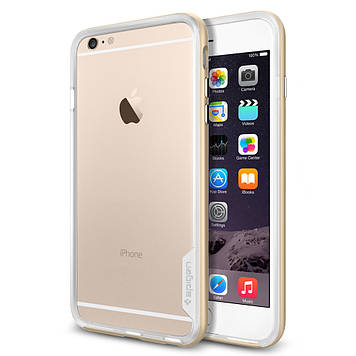 Бампер Spigen для iPhone 6S Plus/6 Plus Neo Hybrid EX, Shampagne Gold (SGP11061)