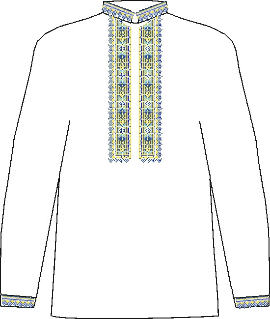 СВЮ-1. Заготівля для вишивки бісером Дитяча сорочка для хлопчика.
