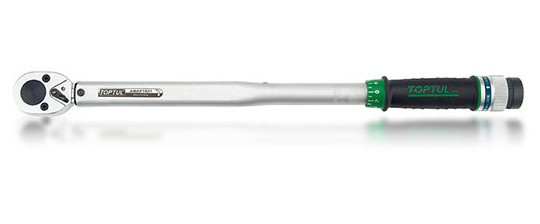 Динамометричний ключ Toptul 1/2", 535mm, 40-210Nm ANAF1621