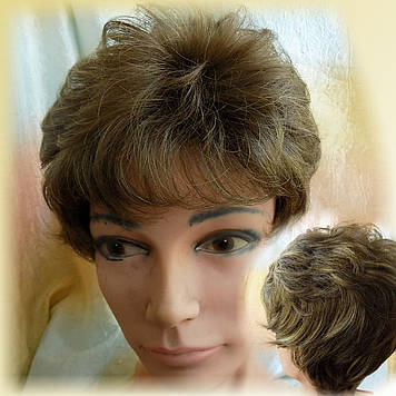 Перука коротка з канекалону русявий з милировкой 3363-12Н124