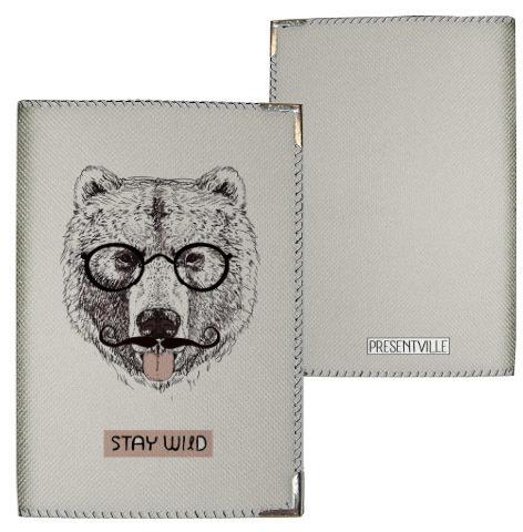 Обкладинка на паспорт Stay wild (тканина), фото 1