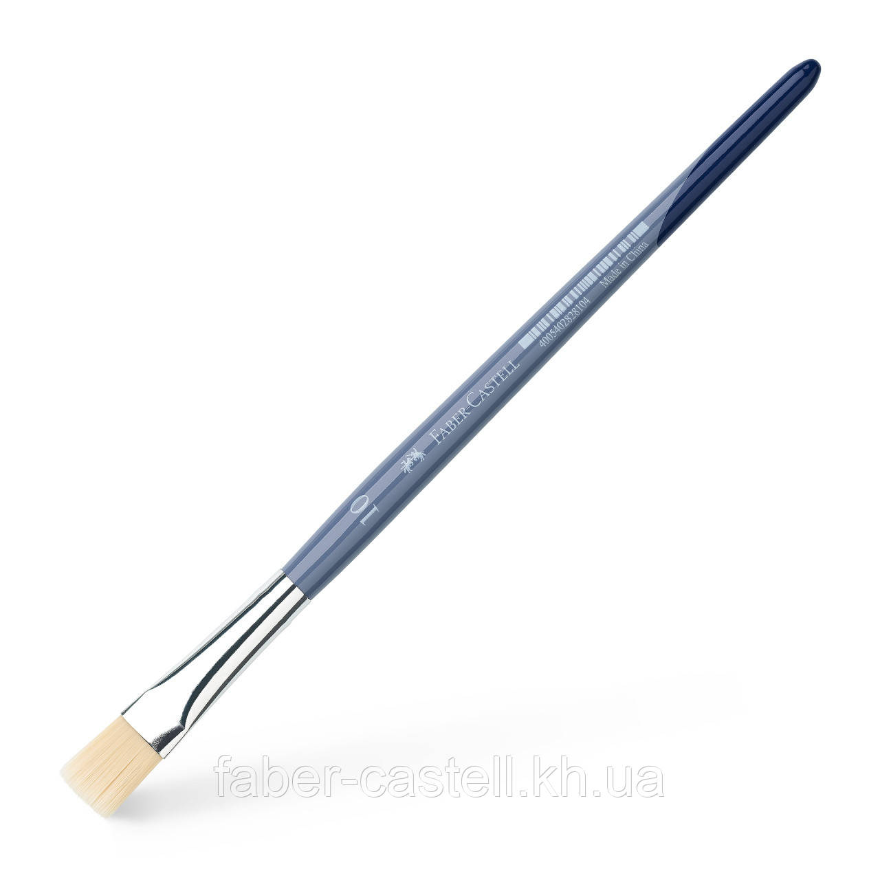 Пензлик Faber-Castell Flat bristle brush плоский щетина, розмір № 10, 282810