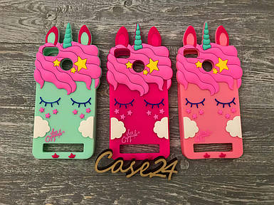 Гумовий 3D чохол для Xiaomi Redmi 3 My little pony (3 кольори)