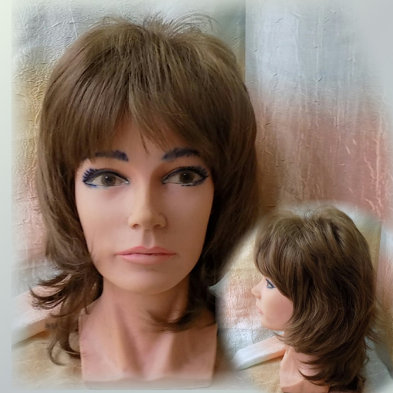 Перука подовжений каскад з канекалона світло-русявий Е3460-12, фото 1