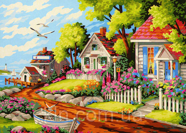 Картина за номерами Menglei MG217 Літній ранок 40 х 50 см, фото 1