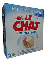 Гіпоалергенний пральний порошок Le Chat Sensative -2.47 кг