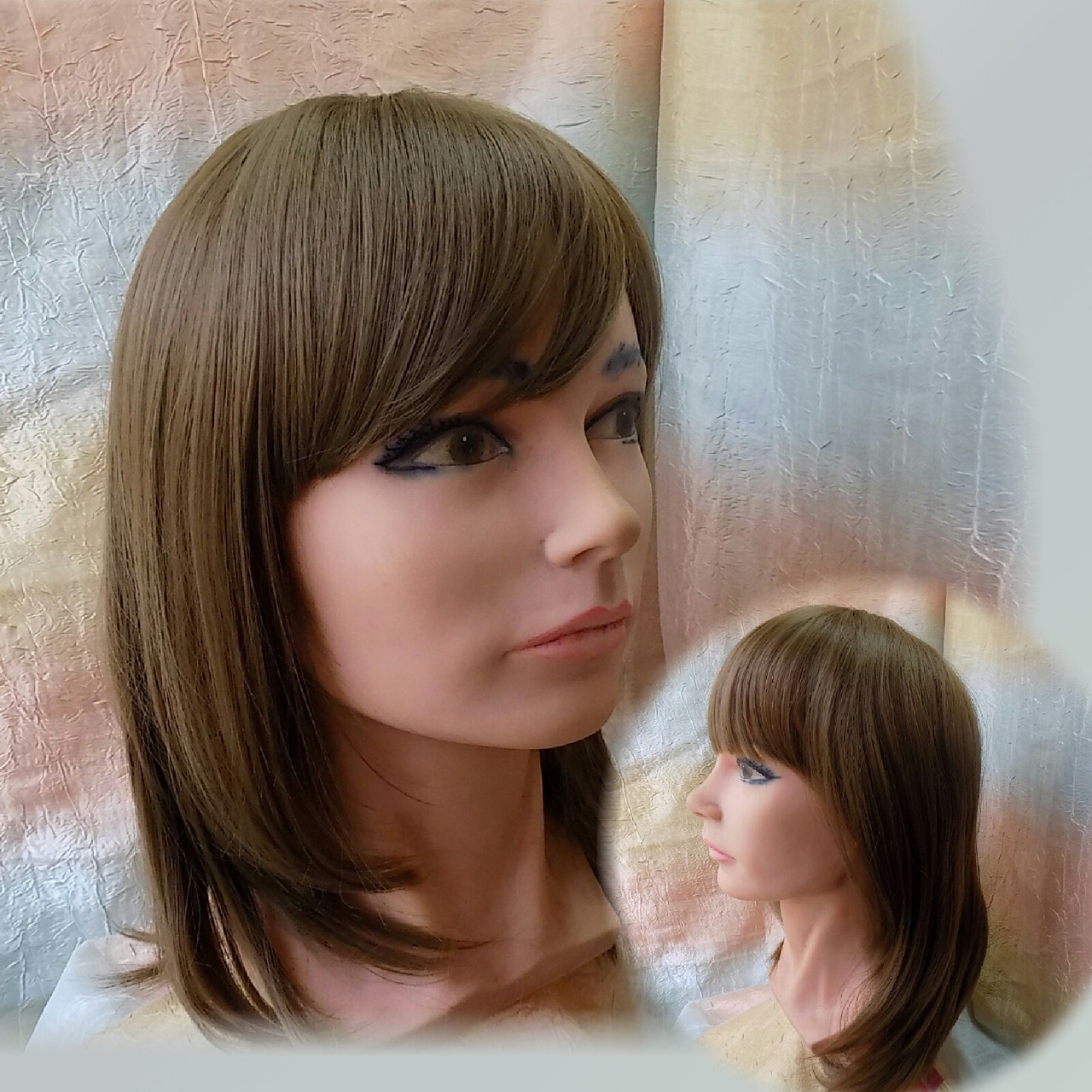 Парик длинный из термоволокна русый 5048 t- 10, фото 1