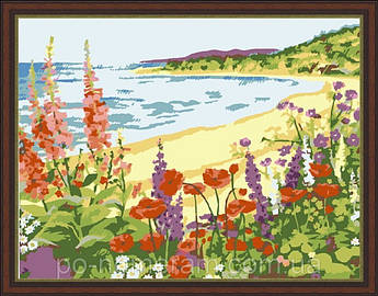 Картина за номерами Menglei MG206 Романтичний берег 40 х 50 см