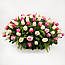 Ніжна кошик з трояндами «Флора асорті - 101 троянда», фото 2