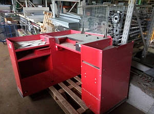 Касовий бокс міні бу. Місце касира бу. Касовий прилавк-бу.