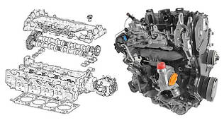 Двигун G9U 2.5 dci + M9T 2.3 dci